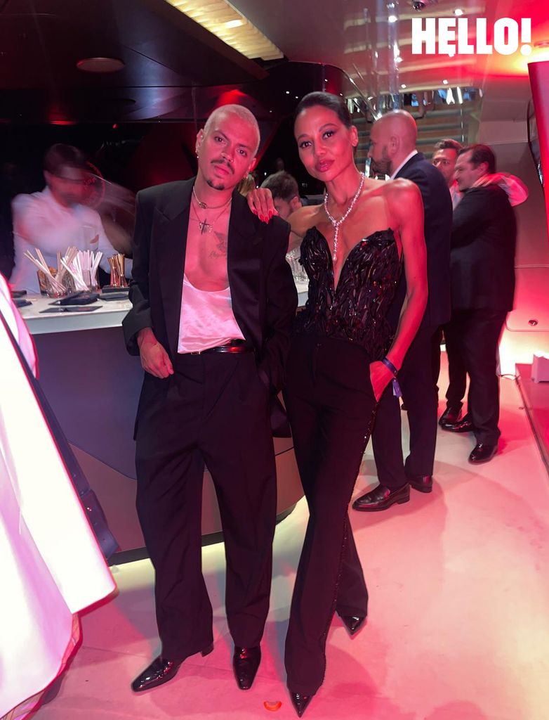 With American actor and musician Evan Ross
