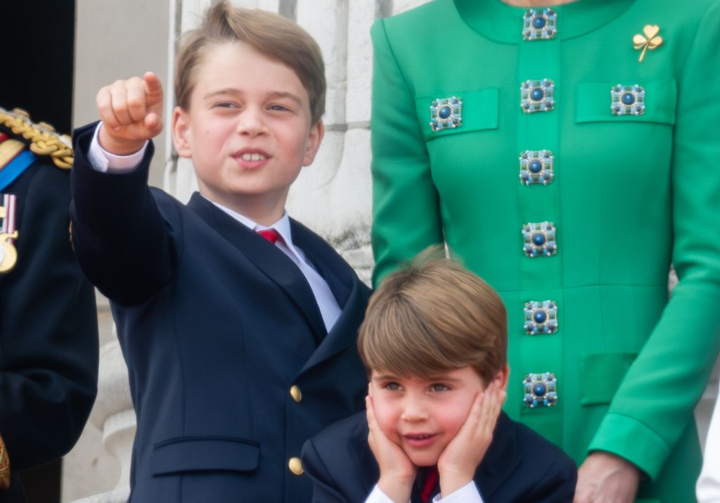 Prince Louis clasps his face at Trooping the Colour