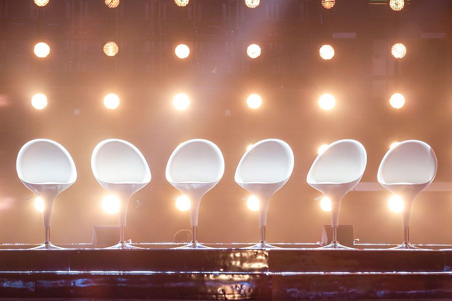 x factor six chairs 