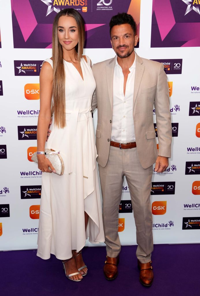 Emily Andre and Peter Andre attend the annual WellChild Awards 2025