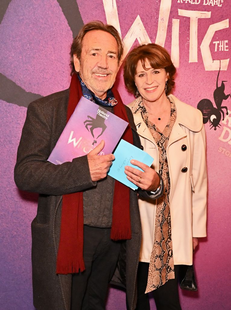 Robert Lindsay standing with wife Rosemarie Ford