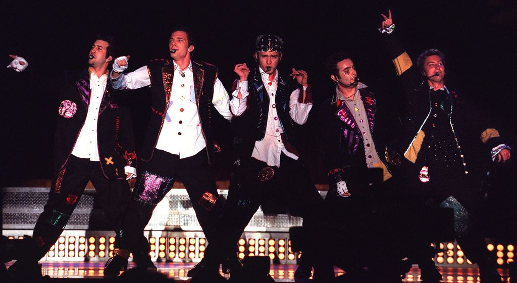 NSYNC in concert in 2000 
