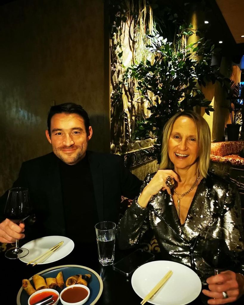 Carol McGiffin and Mark Cassidy having dinner at Giglamesh