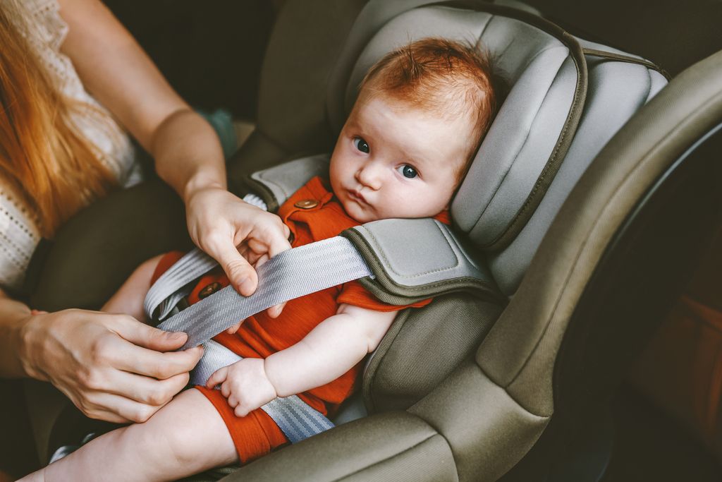 There are three sizes of car seat