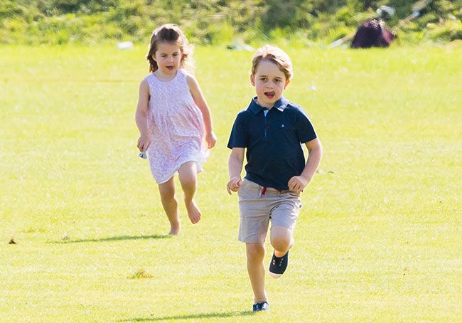 prince george charlotte at the polo
