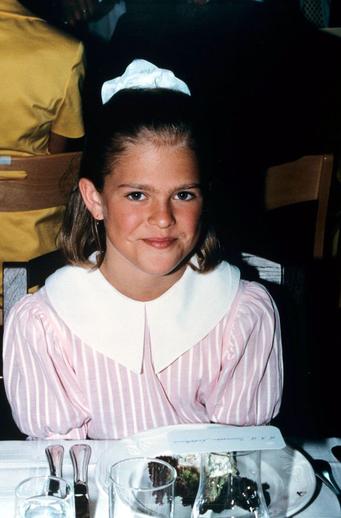 Princess Madeleine of Sweden at the age of 10 in 1992