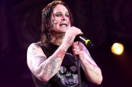 Ozzy Osbourne singing