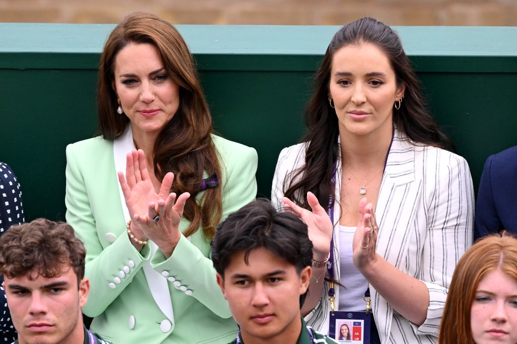 The Princess of Wales and Laura Robson attend Wimbledon in 2023
