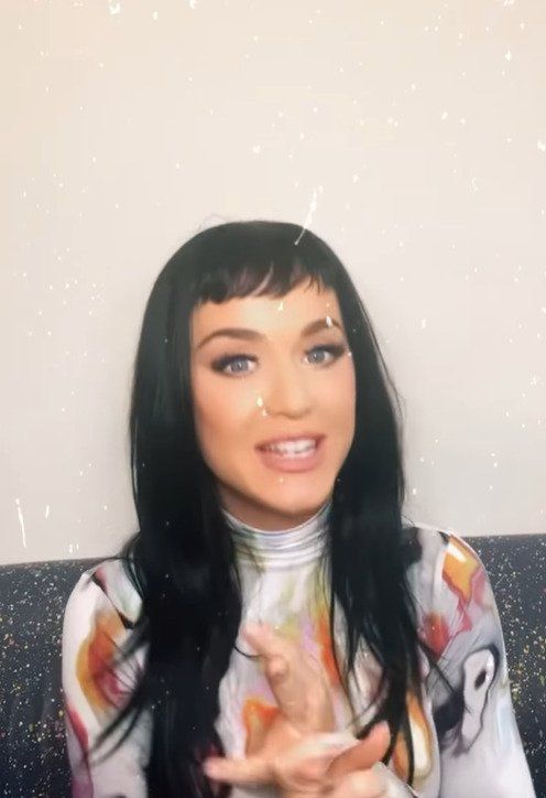 katy perry new hairstyle baby bangs