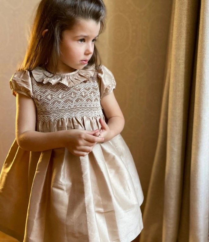 Smock London dresses for girls' model shots