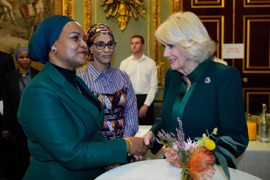 Queen Camilla meets First Lady of Zanzibar Maryam Mwinyi 