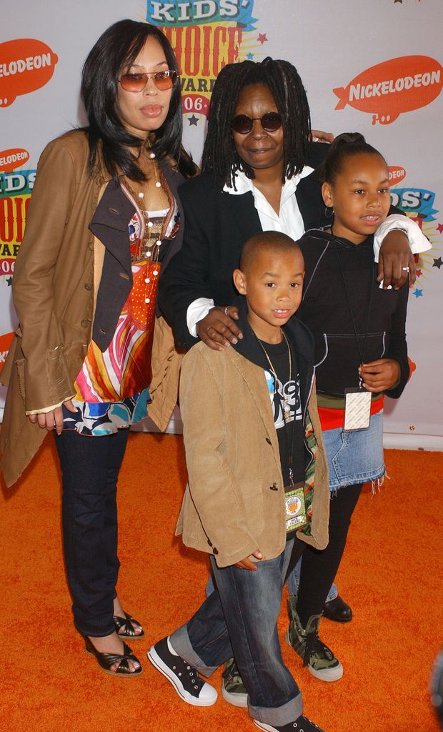 Alex Martin, Whoopi Goldberg and family during Nickelodeon's 19th Annual Kids' Choice Awards - Arrivals at Pauley Pavilion in Westwood, California, United States