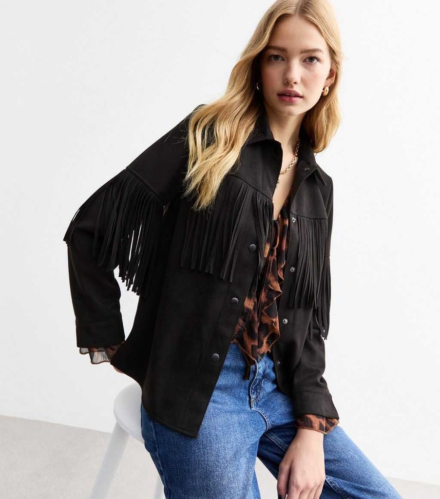 New Look Fringed Jacket