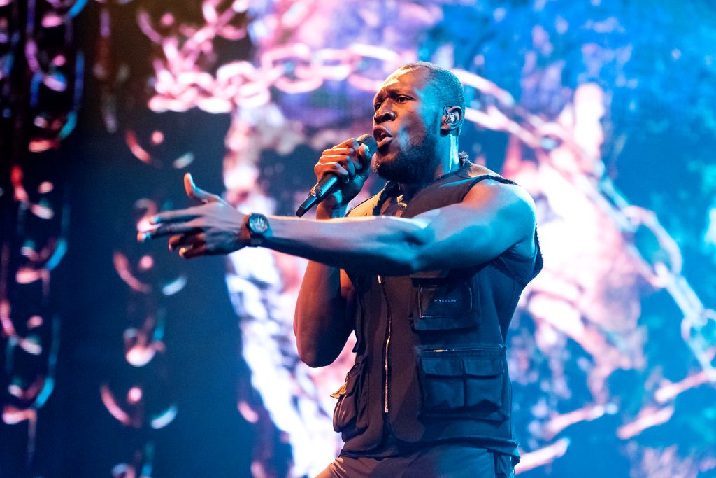 Stormzy performs at The O2 Arena