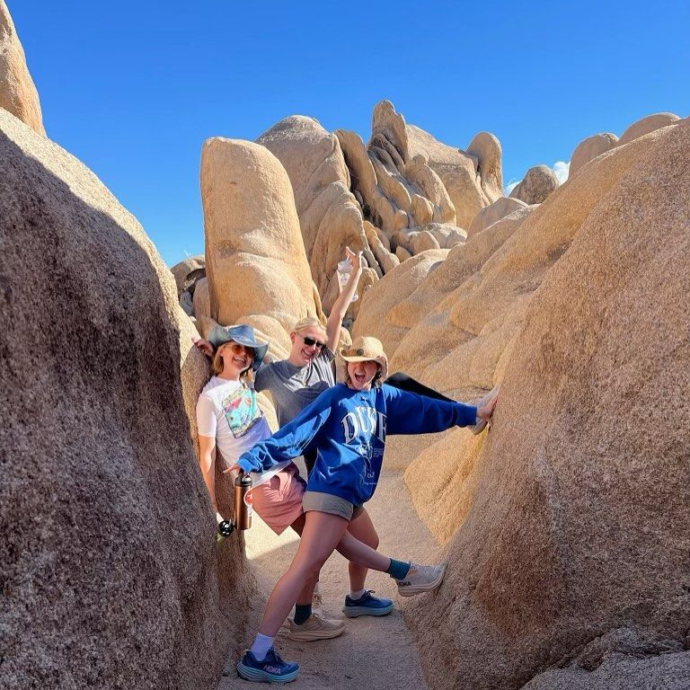 Michael J. Fox and Tracy Pollan's three daughters, Aquinnah, Schuyler and Esmé Fox out rock climbing, shared on Instagram