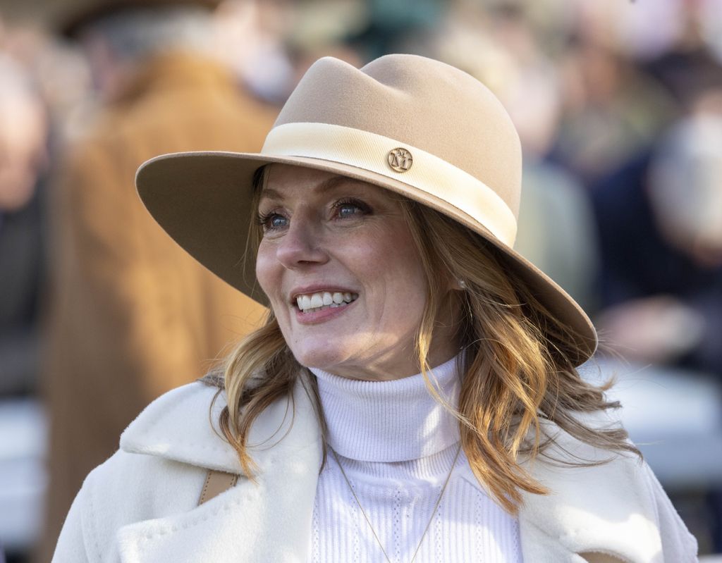 Geri Halliwell-Horner in a white outfit
