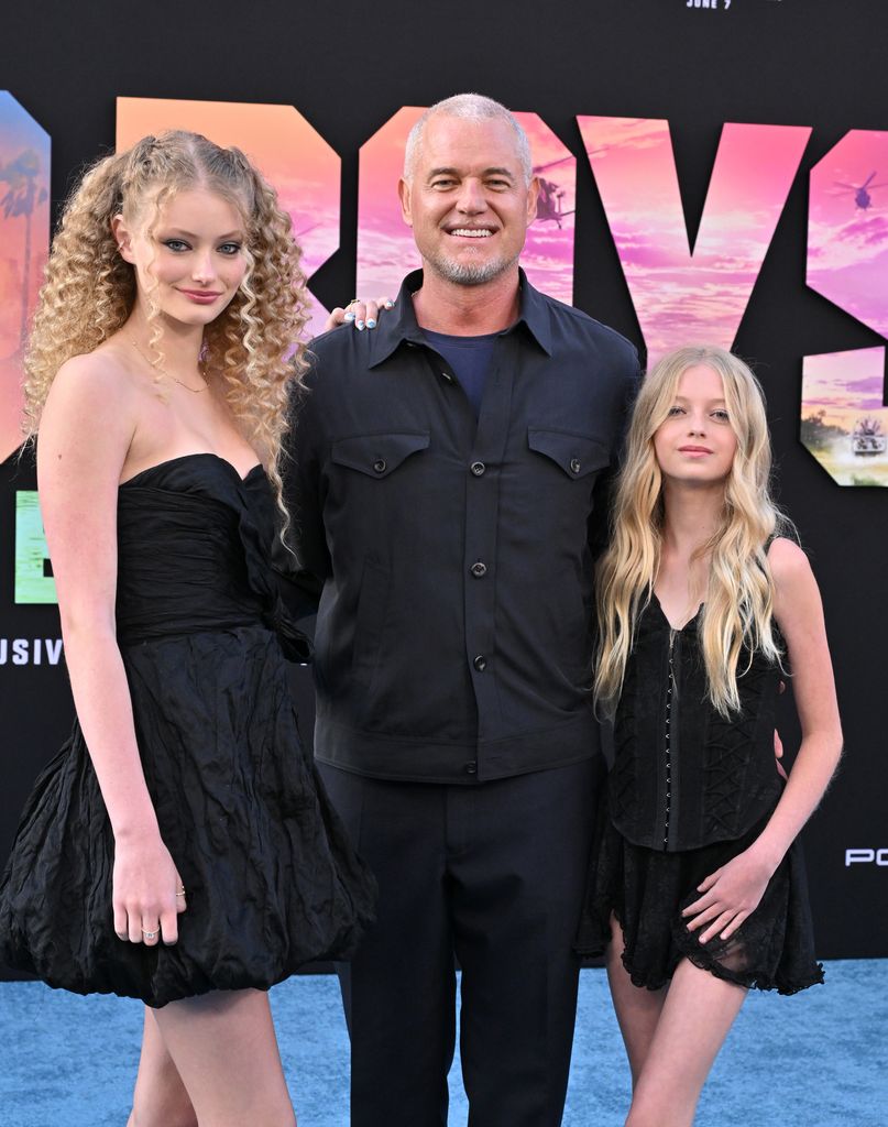 La valeur nette d'Eric Dane après son décès à 53 ans 4 Billie Beatrice Dane, Eric Dane et Georgia Geraldine Dane à la première de Columbia Pictures à Los Angeles "Mauvais garçons : rouler ou mourir" au Théâtre chinois TCL