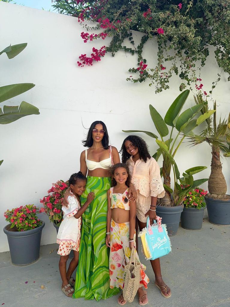 Rochelle Humes with children Blake Valentina and Alaia-Mai