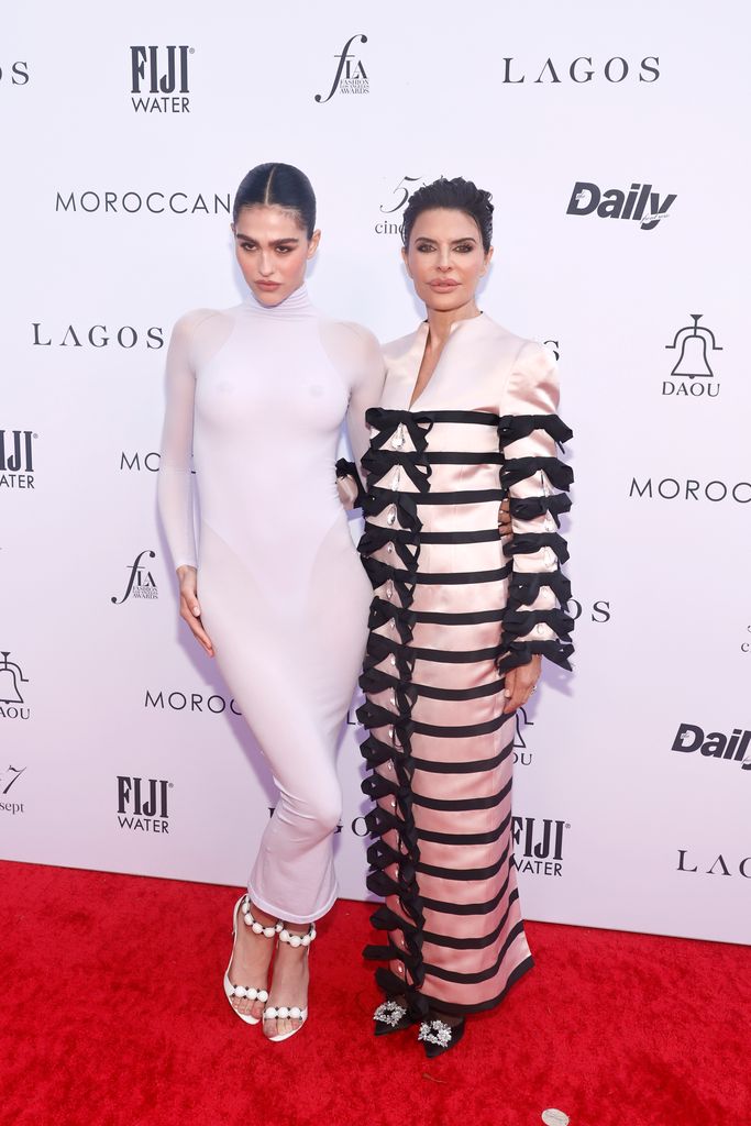 Amelia Gray and Lisa Rinna attend The Daily Front Row's Eighth Annual Fashion Los Angeles Awards at The Beverly Hills Hotel on April 28, 2024 in Beverly Hills, California.  (Photo by Emma McIntyre/Getty Images for Daily Front Row)
