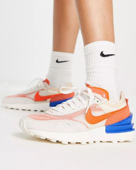nike color block trainers sneakers