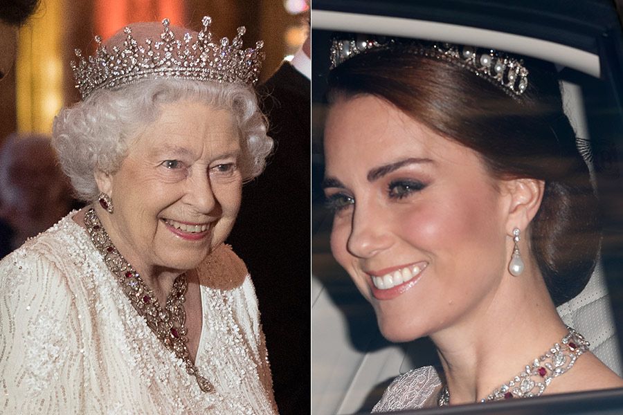 queen kate middleton ruby necklace