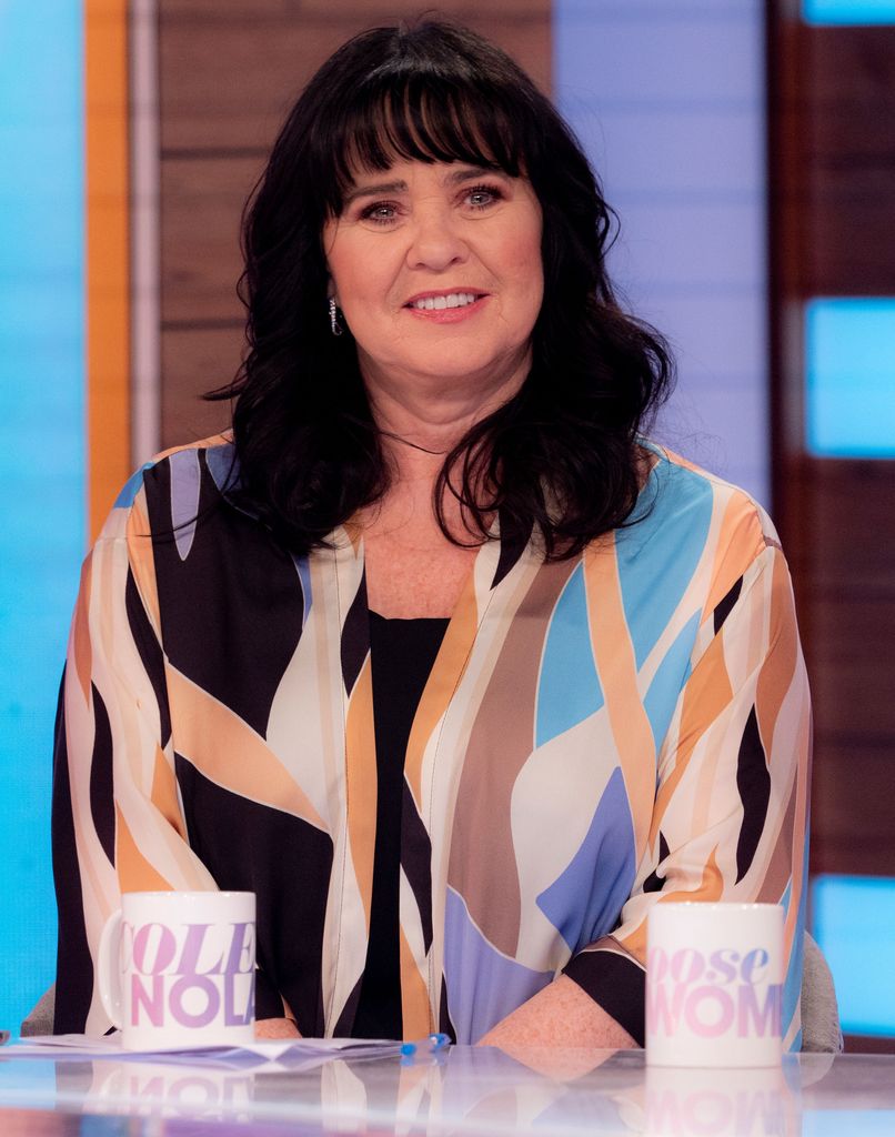 Coleen Nolan in a printed top on Loose Women