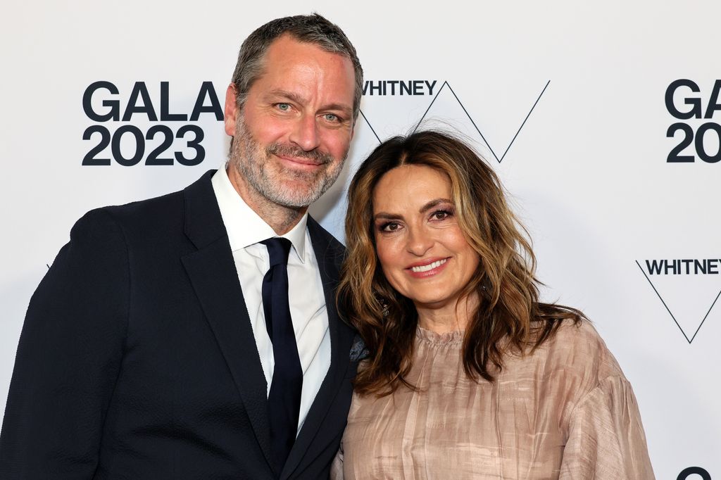 Peter Hermann and Mariska Hargitay attend the 2023 Whitney Gala and Studio Party at The Whitney Museum of American Art on May 16, 2023 in New York City