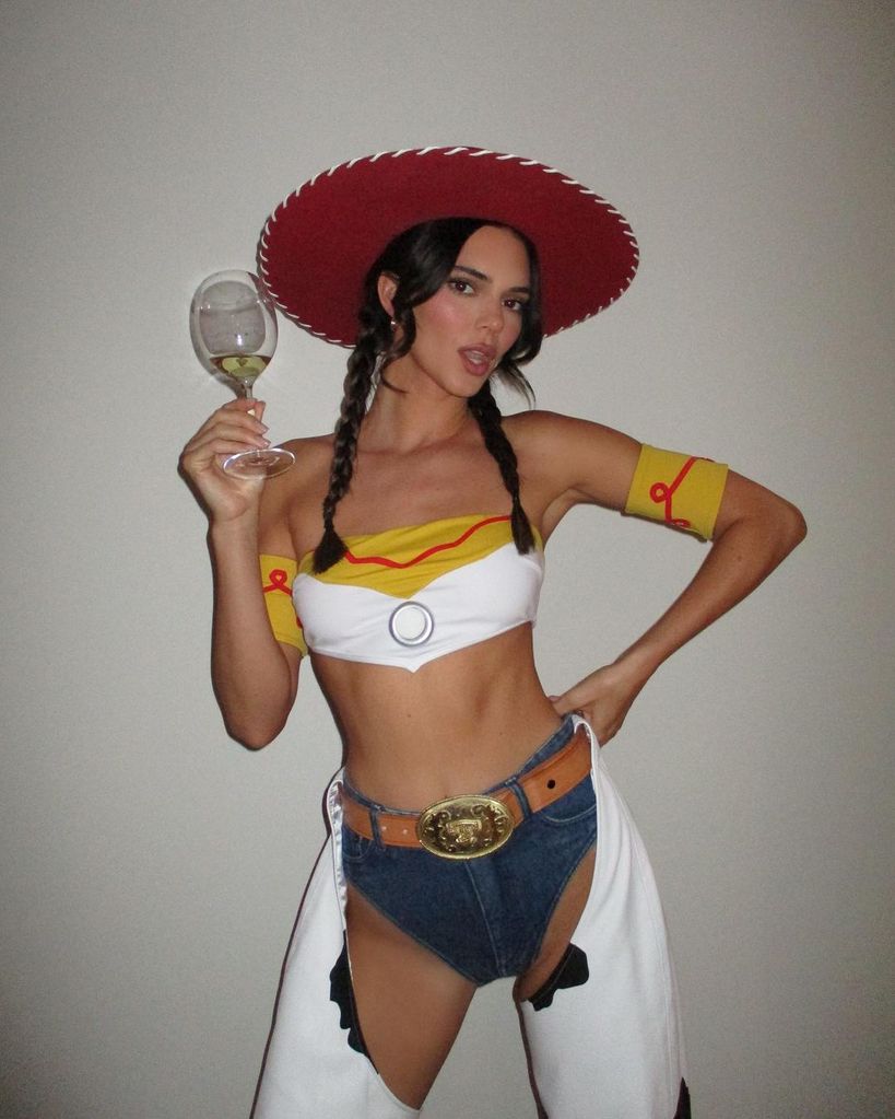 Kendall Jenner dressed as Jessie from Toy Story