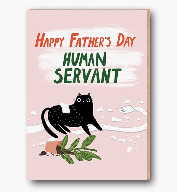 cat fathers day card 2022