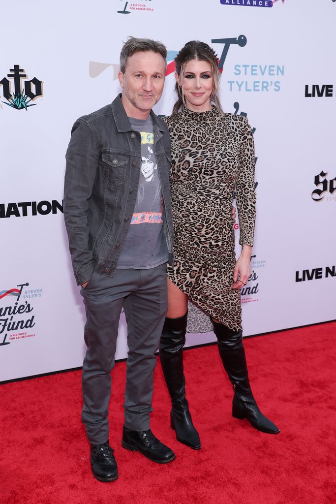 Breckin Meyer and Kelly Rizzo at the 5th Jam for Janie GRAMMY Awards Viewing Party held at the Hollywood Palladium on February 4, 2024 in Los Angeles, California
