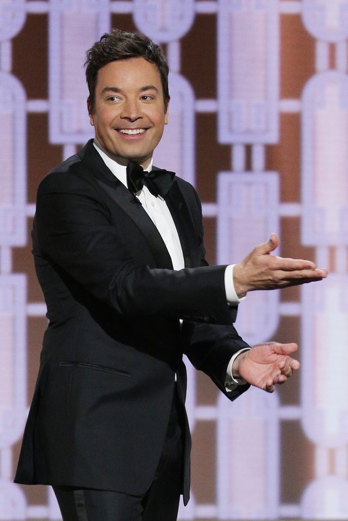 In this handout photo provided by NBCUniversal, host Jimmy Fallon onstage during the 74th Annual Golden Globe Awards at The Beverly Hilton Hotel on January 8, 2017 in Beverly Hills, California.