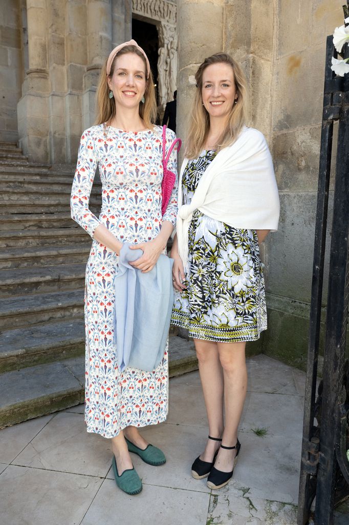 Princess Leopoldine with her sister, Princess Maria-Immaculata