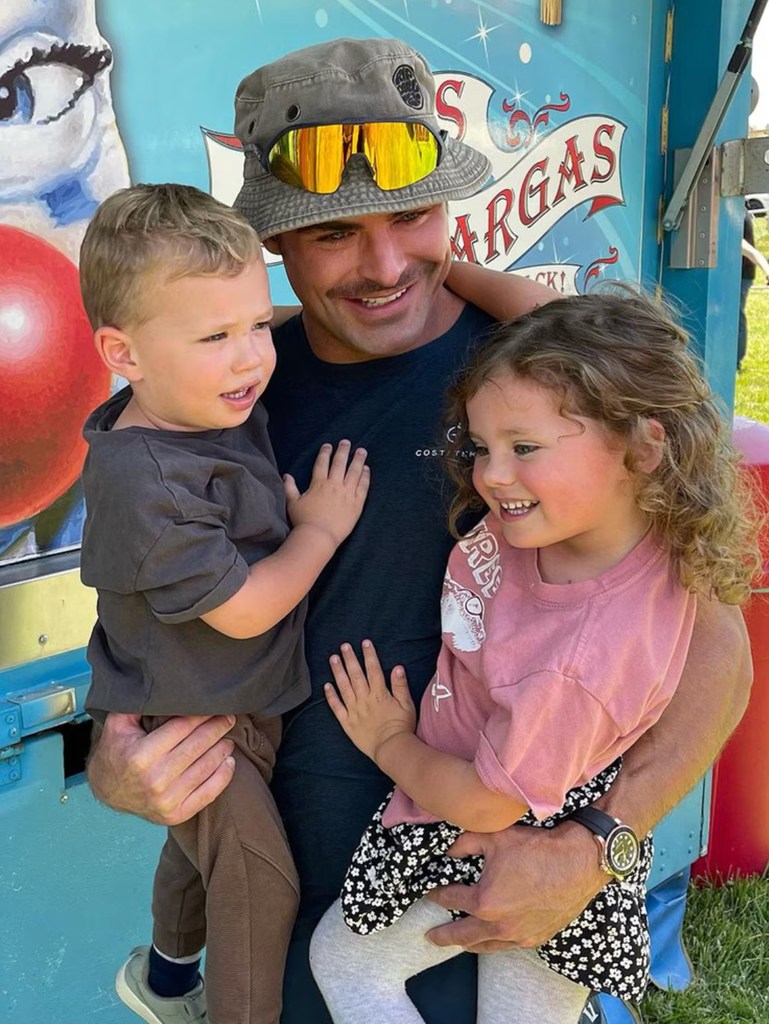 Zac Efron with siblings Olivia and Henry