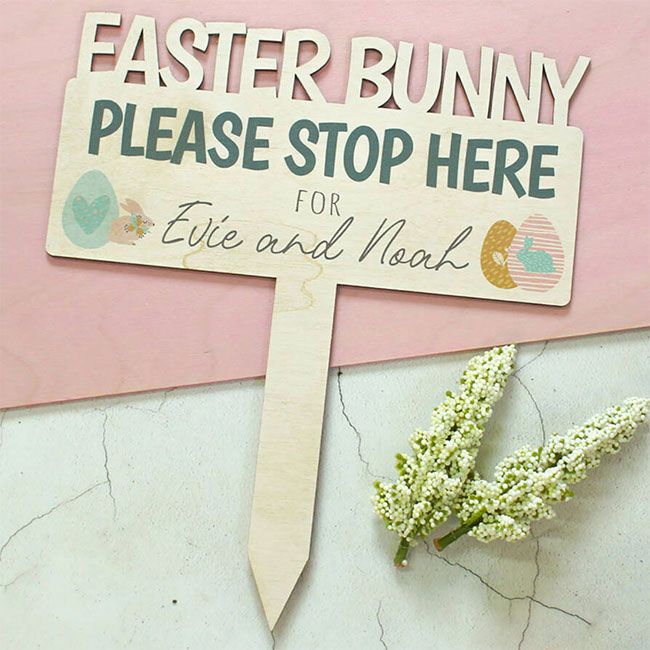easter stop sign 2