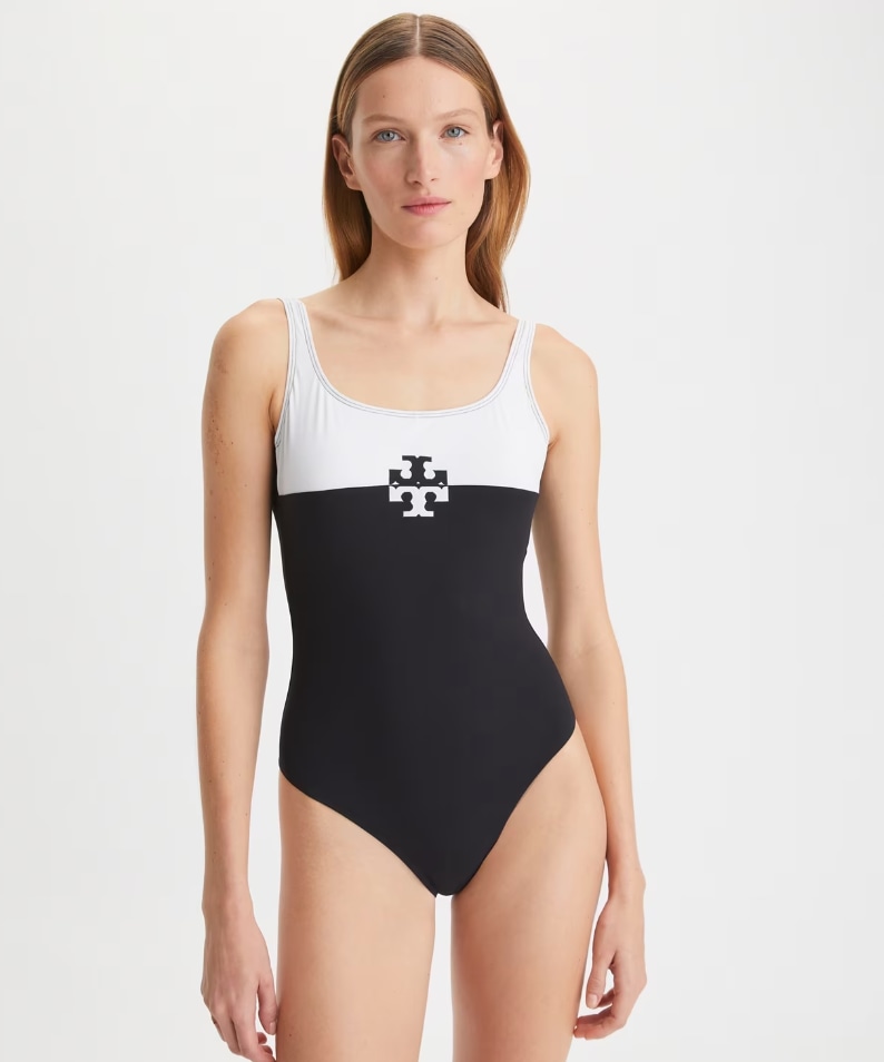 Tory Burch black and white swimsuit