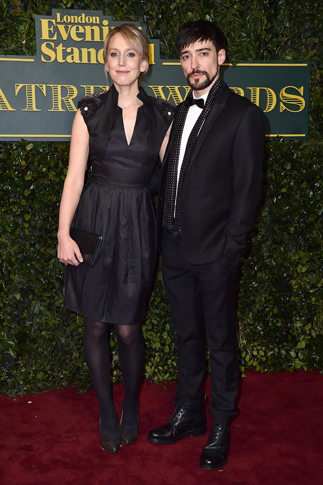 Blake Ritson and Hattie Morahan at the Evening Standard Theatre Awards