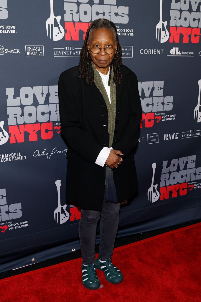 Whoopi Goldberg attended the 2025 Love Rocks NYC Benefit for God's Love We Deliver at Beacon Theatre 