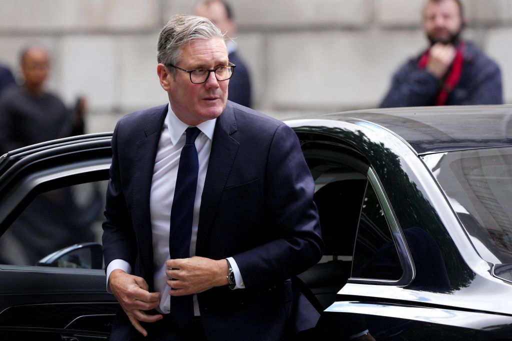 Prime Minister Keir Starmer arrives at St Paul's Cathedra