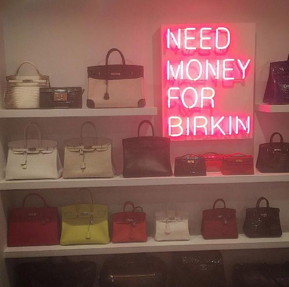 Kourtney Kardashian shares a glimpse inside her insane wardrobe
