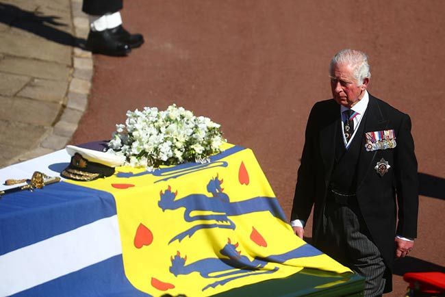 funeral procession prince charles