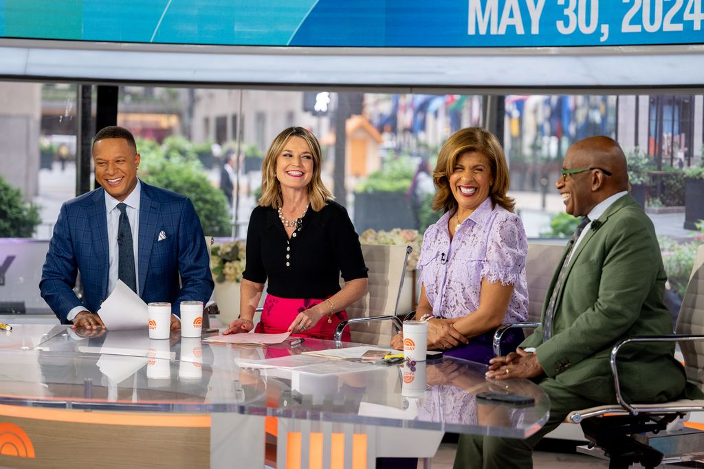 今天——圖為：Craig Melvin、Savannah Guthrie、Hoda Kotb 和 Al Roker，2024 年 5 月 30 日星期四