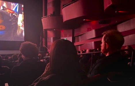 Meghan shared a behind-the-scenes photo with Prince Harry at the Sundance festival in Utah