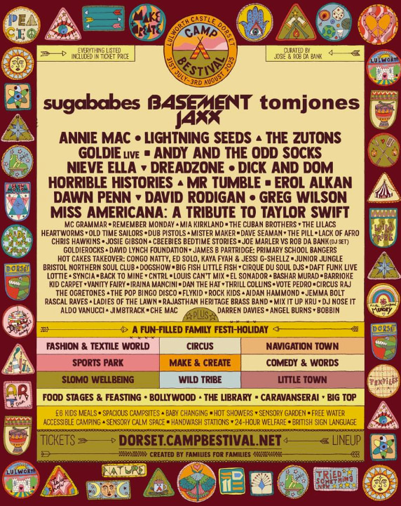 Camp Bestival flyer