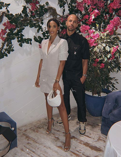 rochelle humes off white dress marvin