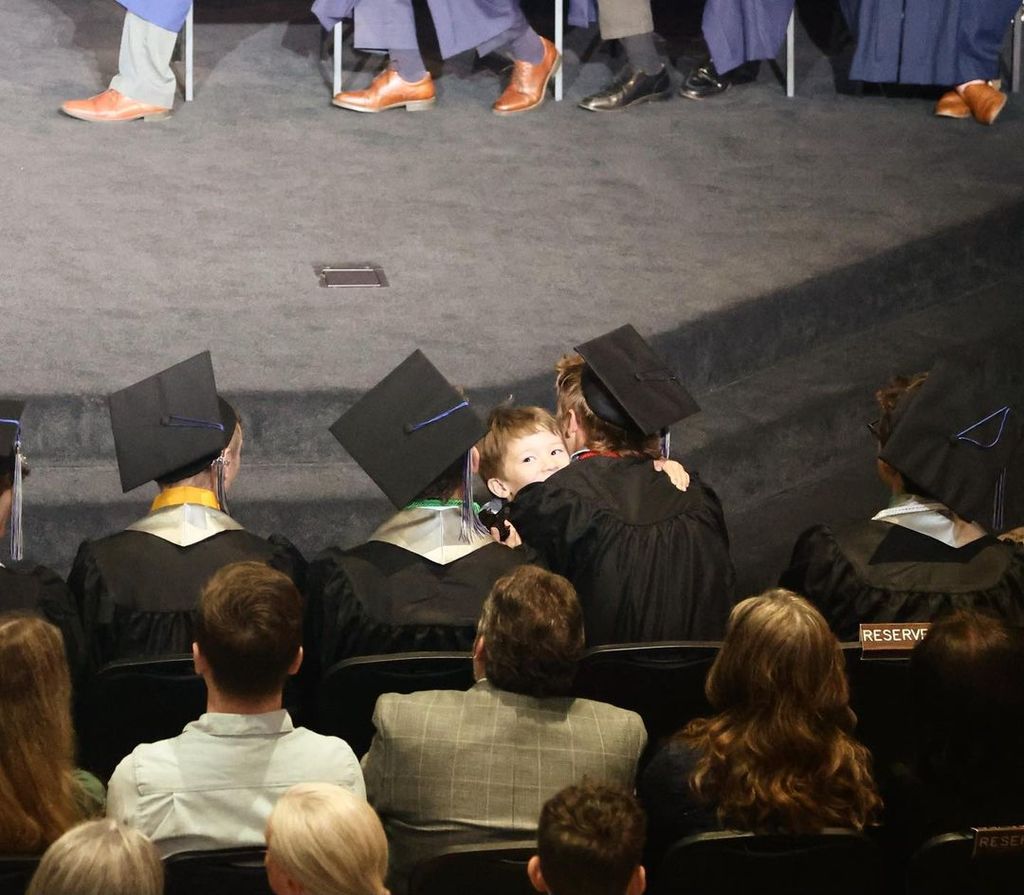 Joanna and Chip Gaines' sons Crew and Drake seen at the latter's high school graduation