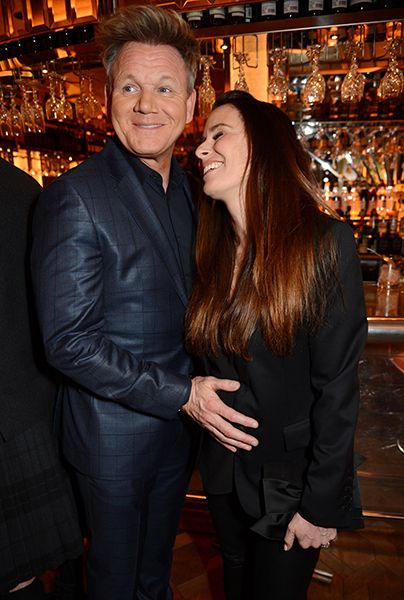 gordon ramsay and pregnant wife tana at gq dinner