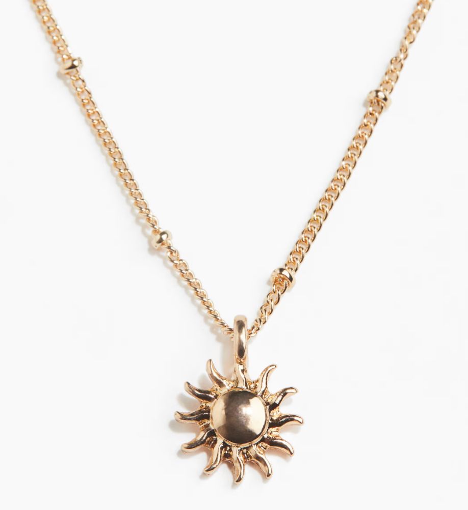 H&M sun pendant