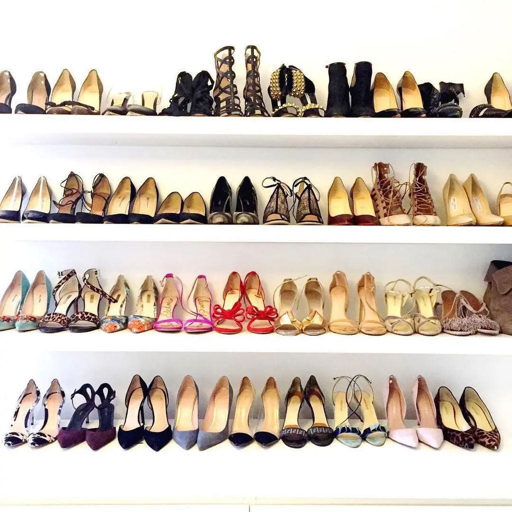 Meghan formerly shared her epic shoe collection on Instagram