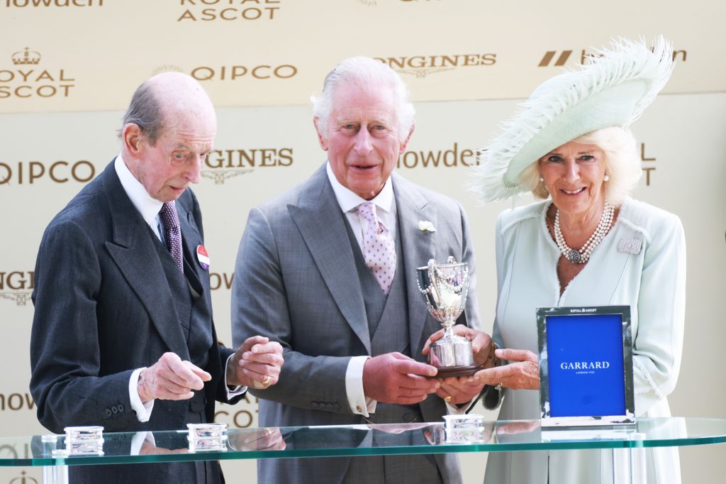Duke of Kent and King Charles at Royal Ascot