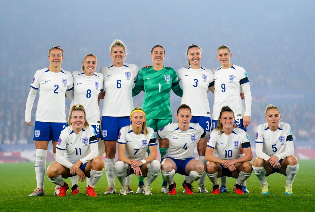 The Lionesses on pitch